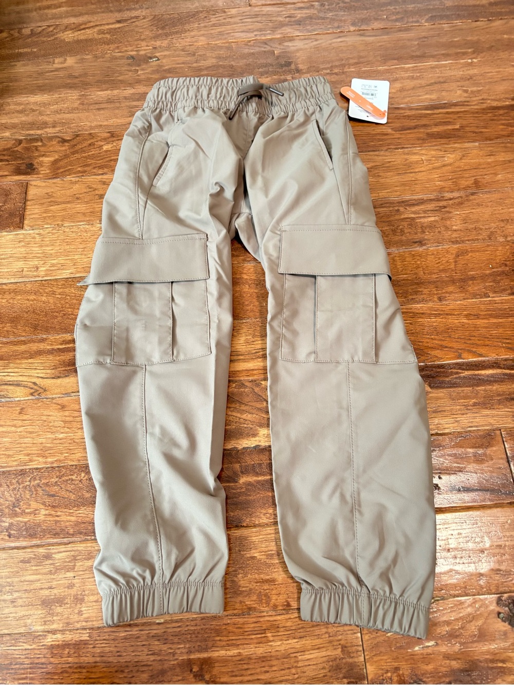 Wonder Nation Medium 8 Boys Cargo Joggers Khaki Pants Pockets